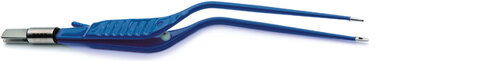 Pincette bipolaire à irrigation - baïonnette - l. 20 cm - pointe mousse 1 mm