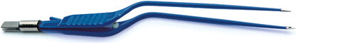 Pincette bipolaire à irrigation - baïonnette - l. 23 cm - pointe mousse 0,5 mm