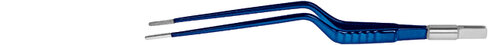 Pincette bipolaire baïonnette - l. 19 cm - pointe mousse 2,5 mm