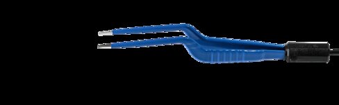 Pincette bipolaire baïonnette - usage unique - lot de 25 - mors 1 mm - l. 150 mm - câble 5 m - fiche entraxe 28 mm