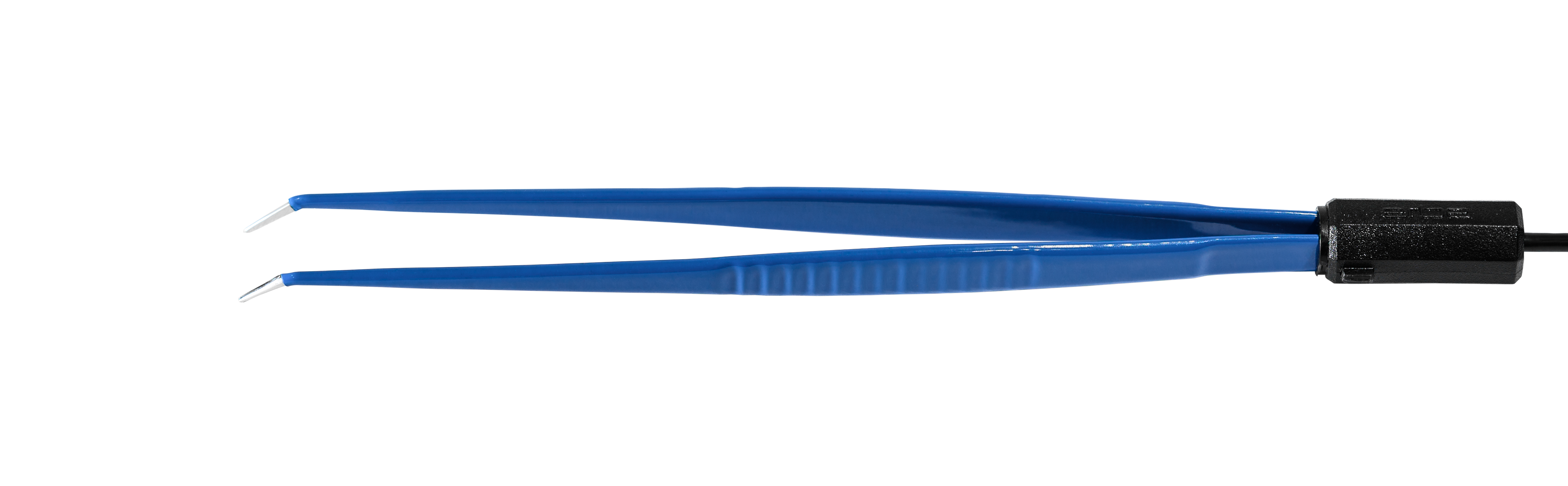 Pincette bipolaire coudé- usage unique - lot de 25 - mors 1 mm - l. 190 mm - câble 5 m - fiche entraxe 28 mm