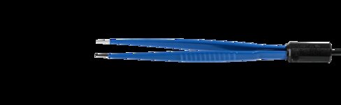 Pincette bipolaire droite- usage unique - lot de 25 - mors 1 mm long. 150mm câble 5 m fiche entraxe 28 mm