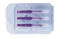 Système ESA 27G contenant 3 trocarts valvés à canule en titane avec système de rétention - Boîte de 6