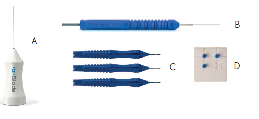 Pack vitrectomie Bi-blade combiné - champ moyen - 25G - Boîte de 6