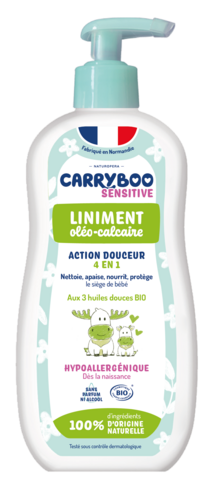 Liniment Oléo-calcaire aux 3 huiles bio Carryboo- 3 cartons de 18 unités