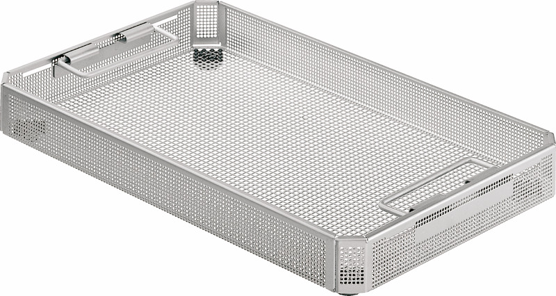 Panier de stérilisation perforé 3/4 - 406 x 253 x 106 mm