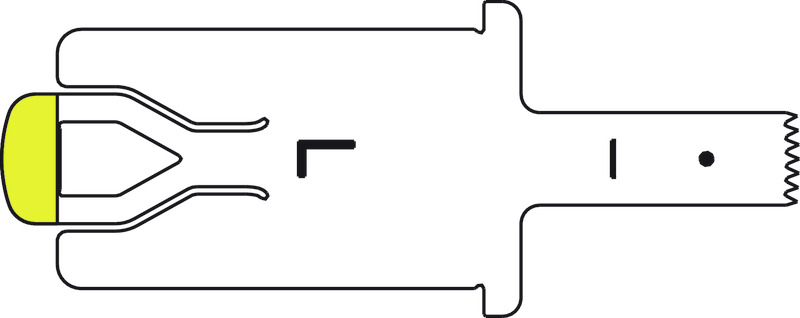 Lame de scie L sagittale - 15 / 5 / 0,5 mm