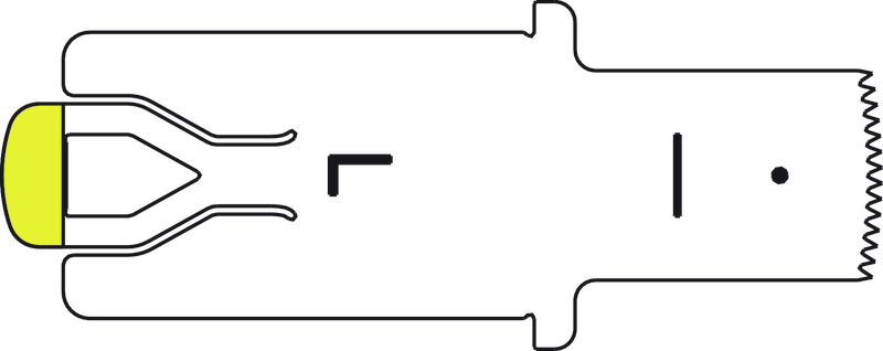 Lame de scie L sagittale - 15 / 10 / 0,5 mm