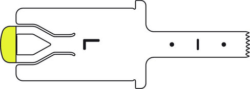 Lame de scie L sagittale - 20 / 5 / 0,5 mm