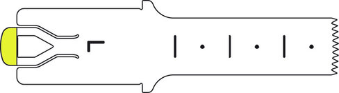 Lame de scie L sagittale - 35 / 10 / 0,5 mm