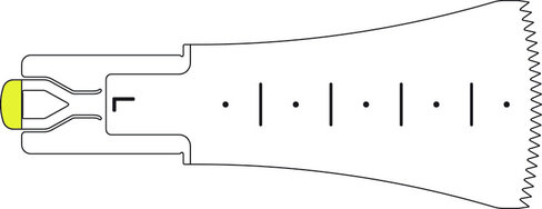 Lame de scie L sagittale - 50 / 30 / 0,9 mm