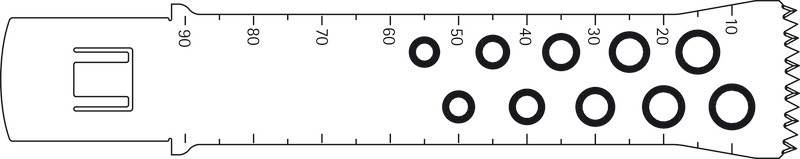Lame scie usage unique Rapid Action - 90 / 23 / 1,47 mm
