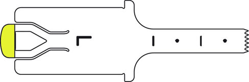 Lame de scie L sagittale - 25 / 5 / 0,7 mm