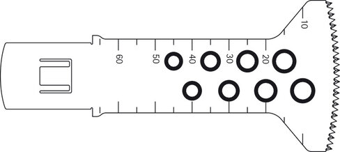 Lame de scie Rapid Action - 65 / 41 / 0,9 mm