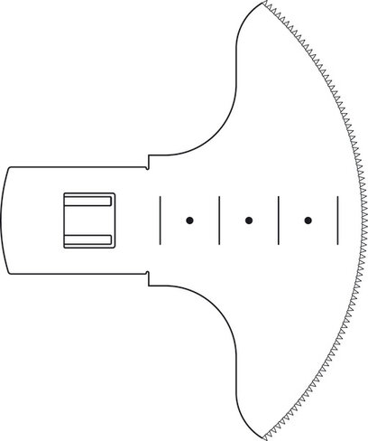 Lame de scie sternale Rapid Action - 35 / 75 / 0,7 / 0,9 mm