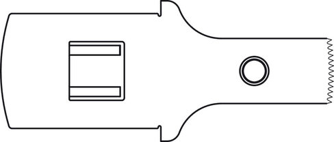 Lame de scie Rapid Action avec butée - 25 / 10 / 0,5 mm