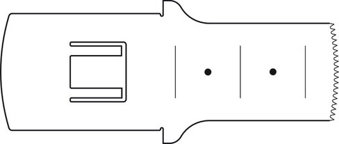 Lame de scie Rapid Action - 25 / 15 / 0,5 / 0,5 mm