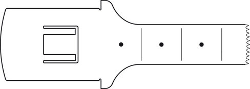 Lame de scie Rapid Action - 35 / 10 / 0,5 / 0,8 mm