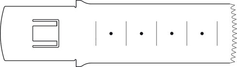 Lame de scie Rapid Action - 50 / 20 / 0,7 / 0,9 mm