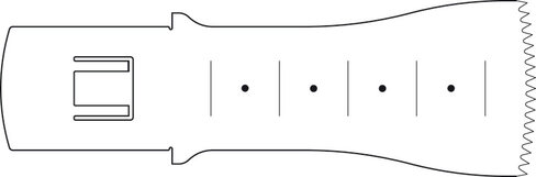 Lame de scie Rapid Action - 50 / 25 / 0,7 / 0,9 mm