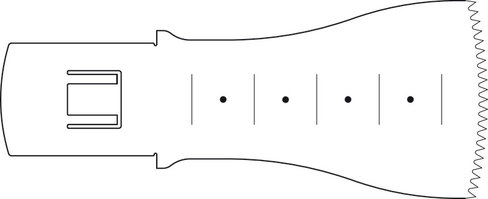 Lame de scie Rapid Action - 50 / 30 / 0,7 / 0,9 mm