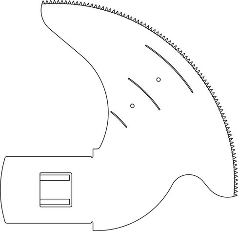 Lame de scie sternale rapid action - 45° / 35 / 75 / 0,9 mm
