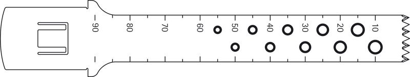 Lame de scie usage unique Rapid Action - 90 / 13 / 0,89 mm