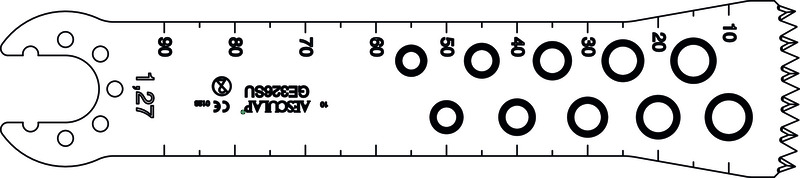 Lame de scie SYNTHES - 90 / 25 / 1,27 mm