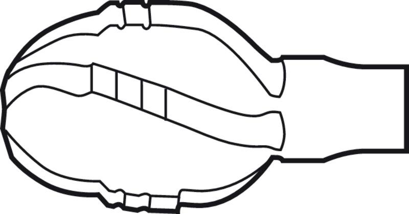 Tête de forêt Ø 17,5 mm pour tige GE666R
