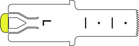 Lame de scie L sagittale - 25 / 10 / 0,7 mm