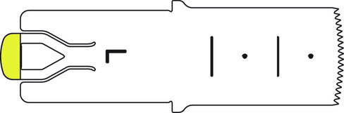 Lame de scie L sagittale - 25 / 15 / 0,7 mm