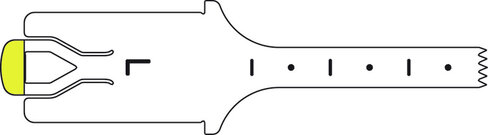 Lame de scie L sagittale - 35 / 5 / 0,5 mm