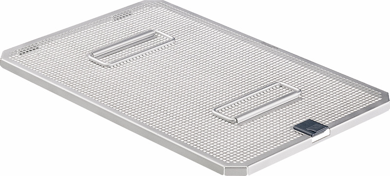 Couvercle perforé pour panier 3/4 - 410 x 257 mm