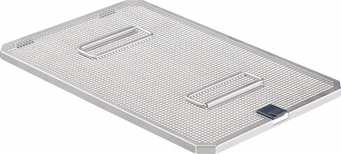 Couvercle perforé pour panier 3/4 - 410 x 257 mm