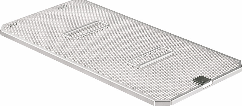 Couvercle perforé pour panier 1/1 - 544 x 257 mm