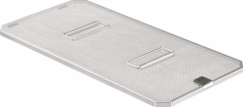 Couvercle perforé pour panier 1/1 - 544 x 257 mm
