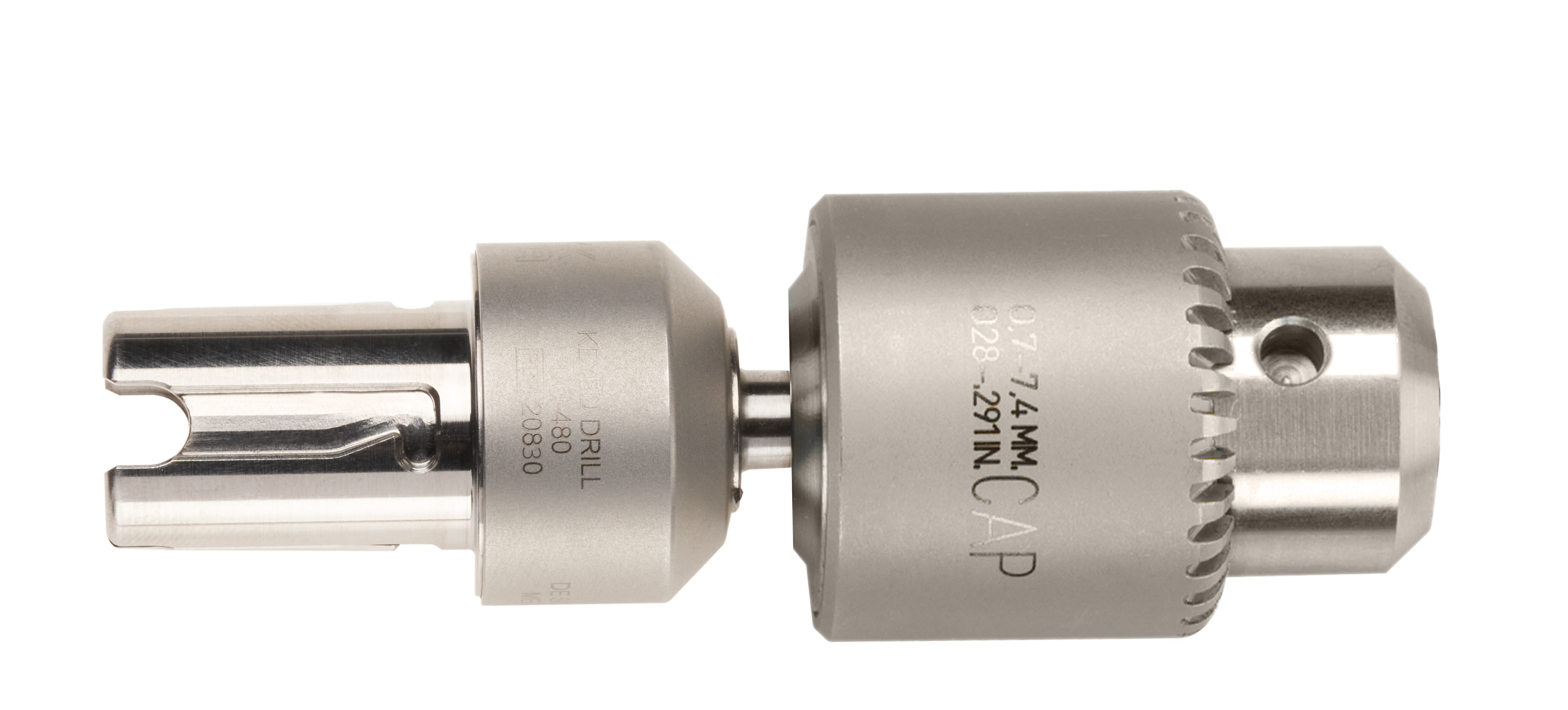 Mandrin de perçage DU-480 1/4 pouce JACOBS - Ø 0,5 à 7,4 mm avec clé