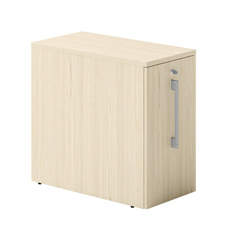 Caisson à tiroir unique métallique Ergo Up - h. 75,5 cm x pr. 80 cm