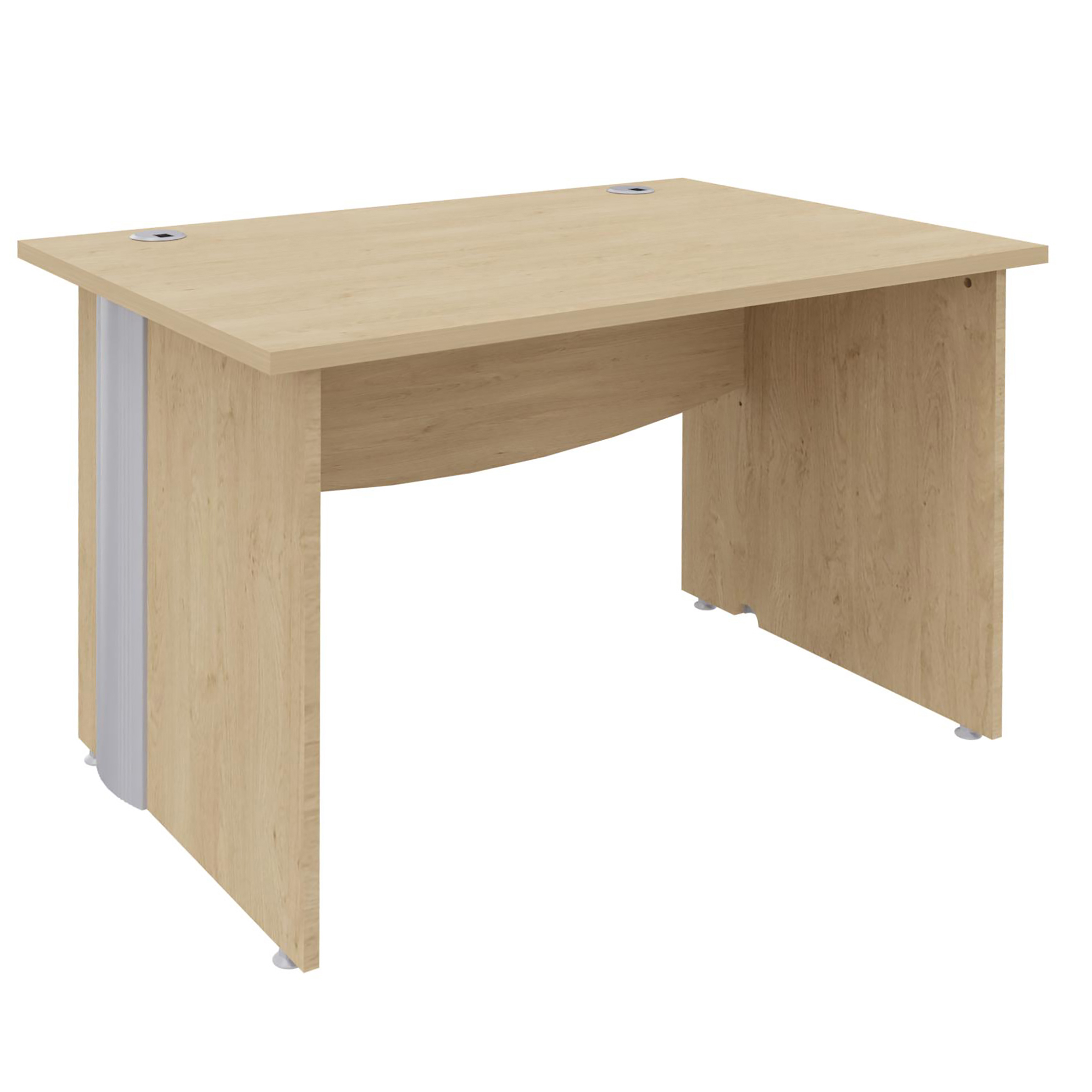 Bureau droit Majesty - l. 120 x pr. 80 cm - pieds panneaux