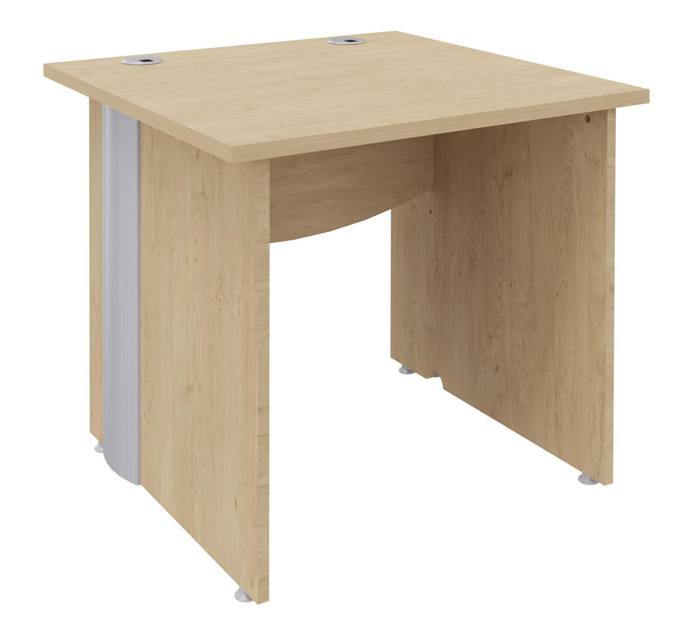 Bureau droit Majesty - l. 80 x pr. 80 cm - pieds panneaux