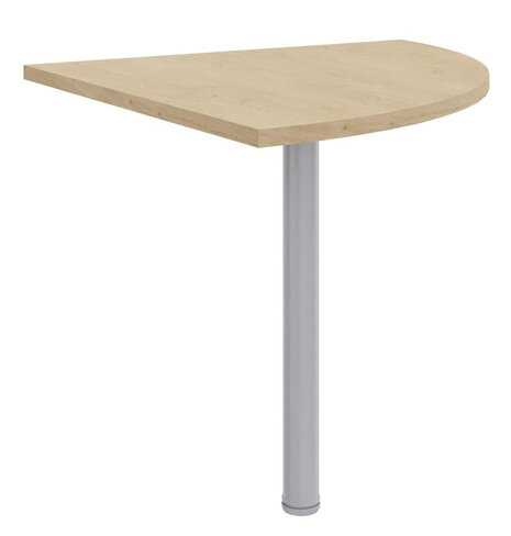 Angle de liaison 90° Majesty - l. 80 x pr. 80 cm - 1 pied - sans voile de fond