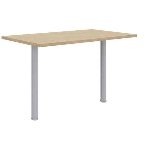 Retour pour bureau droit Majesty sur pied - l. 120 x pr. 60 cm