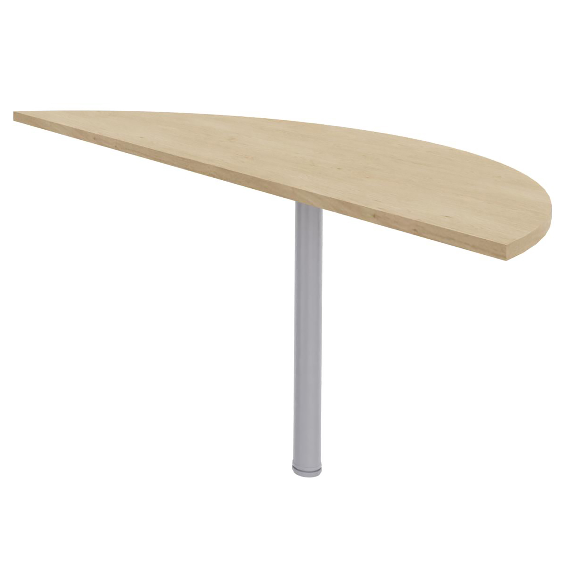 Convivialité demi-lune pour bureau Majesty - l. 163 x pr. 60 cm