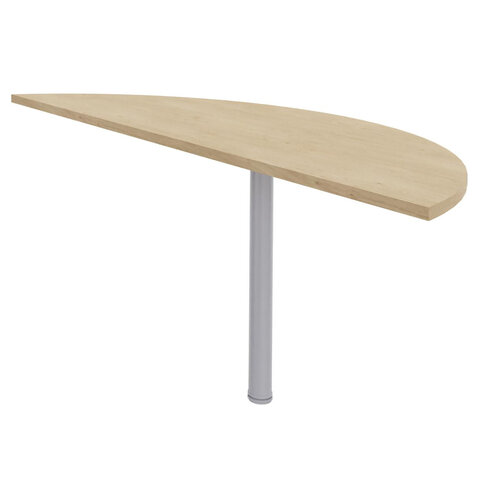 Convivialité demi-lune pour bureau Majesty - l. 163 x pr. 60 cm