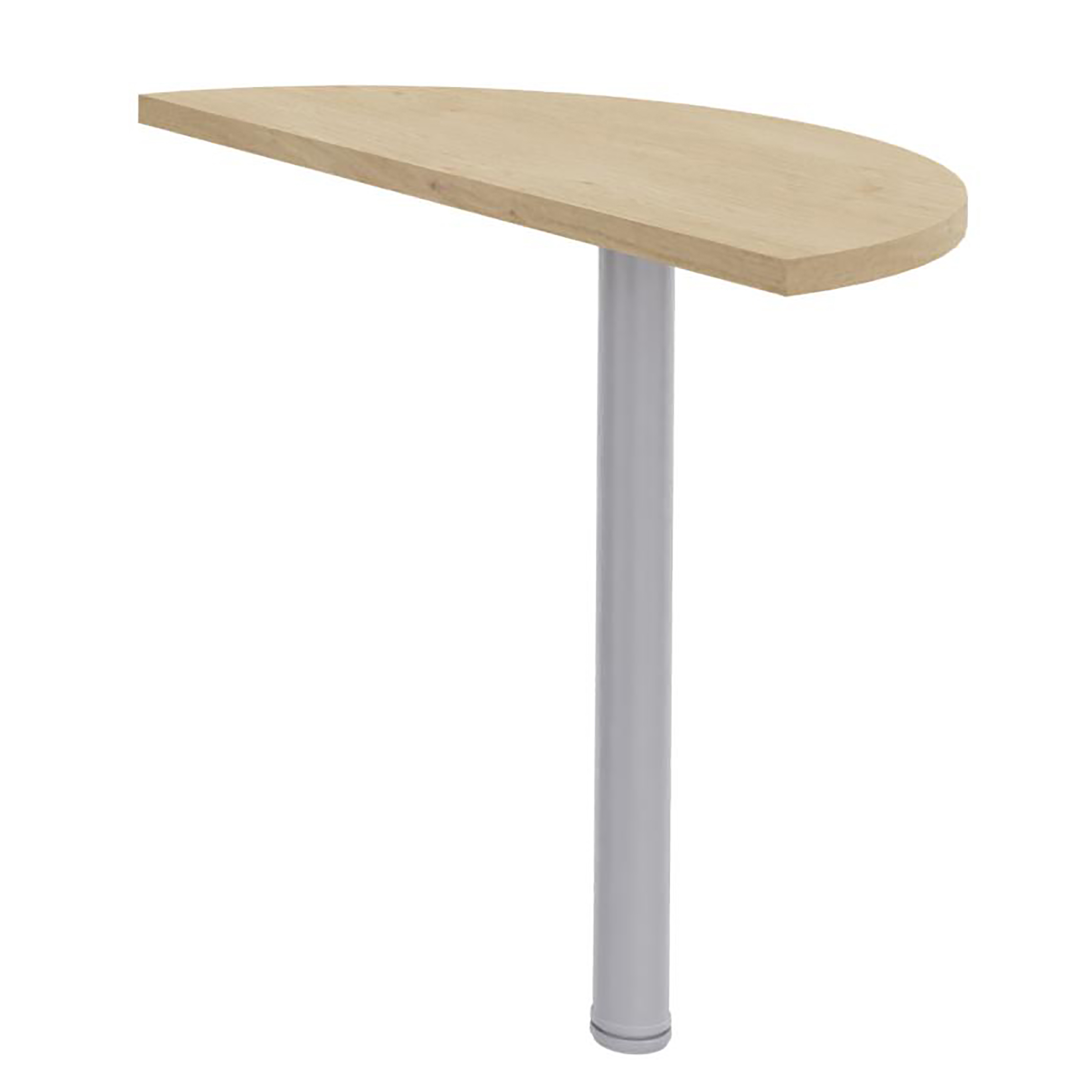 Convivialité demi-lune pour bureau Majesty - l. 80 x pr. 40 cm