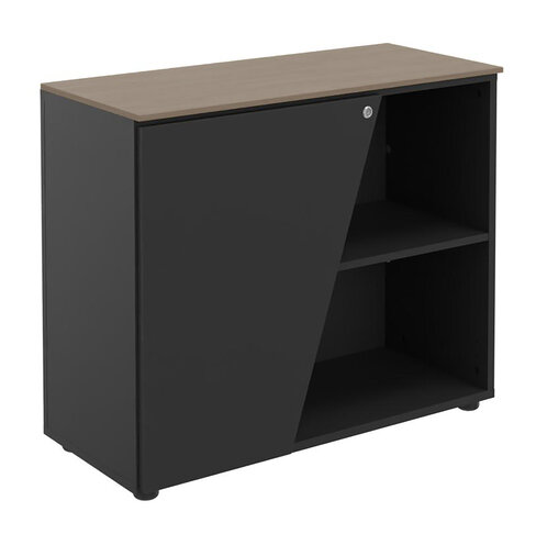 Armoire mélaminé Kheops - h. 76 x l. 90 cm - 1 tablette mélaminé - 1 porte battante