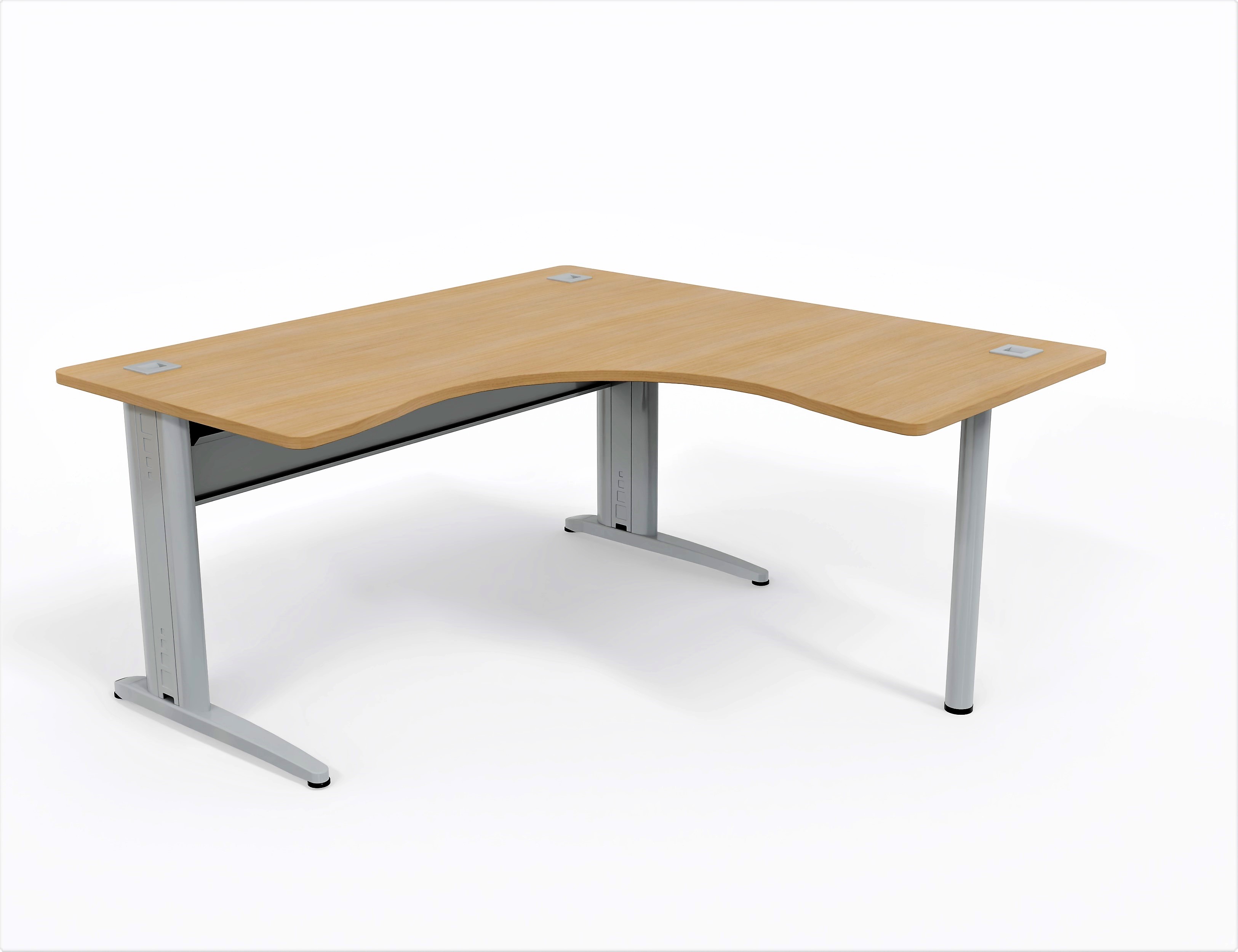 Bureau compact 90° symétrique Corial - l. 160 x pr. 80 cm