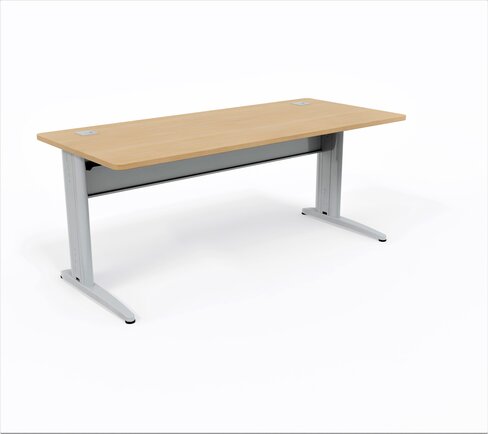 Bureau droit Corial - l. 180 x pr. 80 cm - délai court