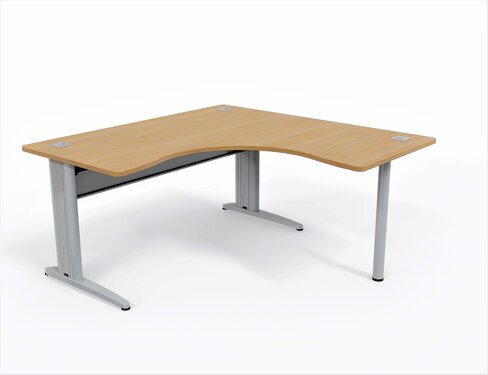 Bureau compact 90° symétrique Corial - l. 160 x pr. 80 cm - délai court