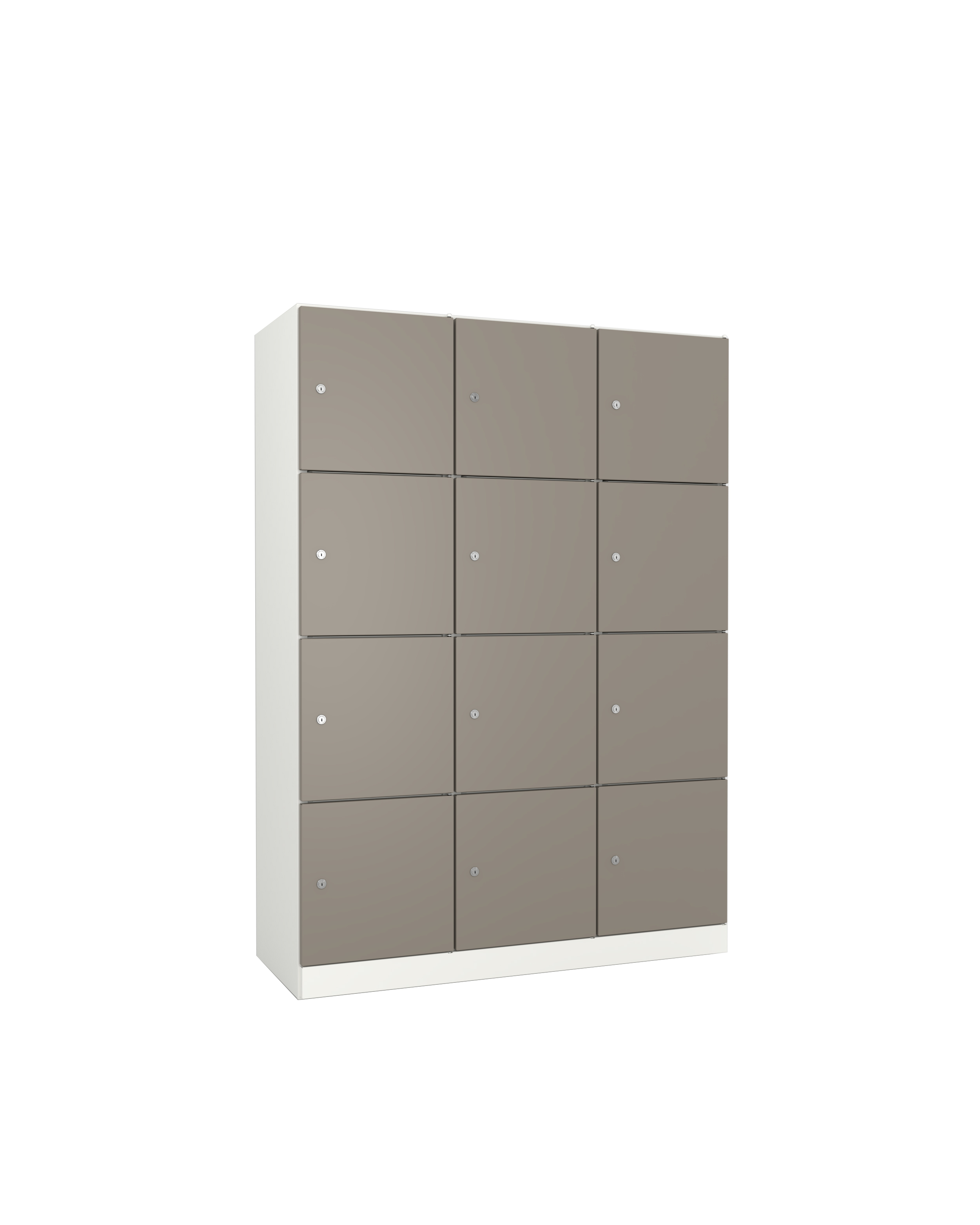 Meuble de rangement métallique Corial - 12 casiers - fermeture à clé- délai court- clé passe partout non fournie